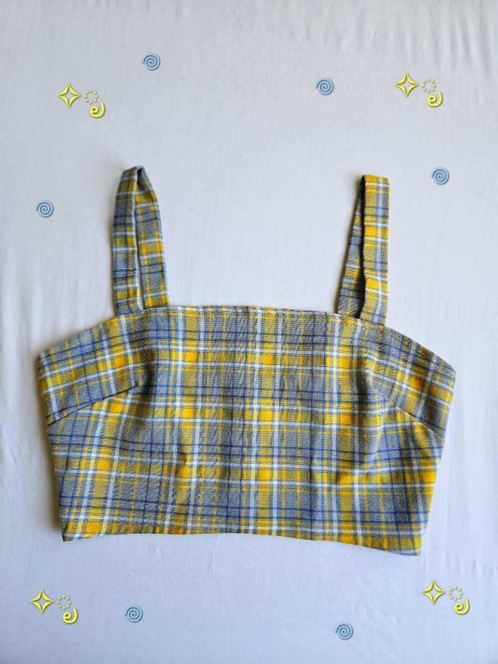 Y2K Plaid Crop Top